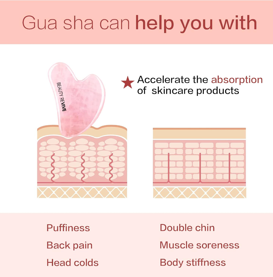Rose Quarts GuaSha Tool