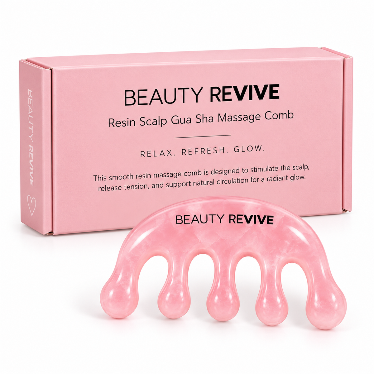 Resin Gua Sha Massage Comb