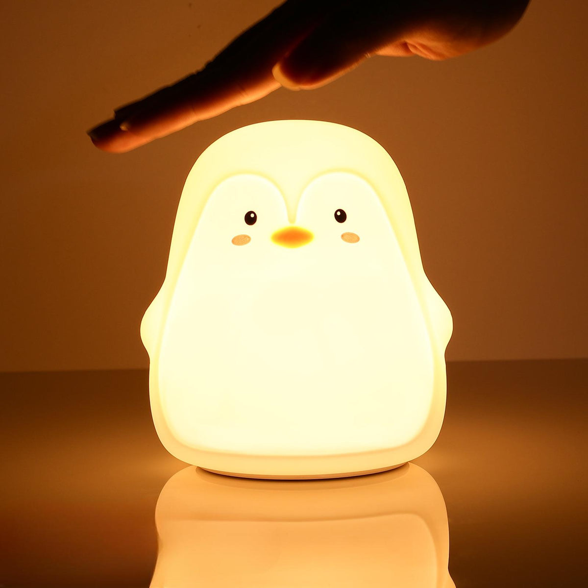 Penguin Silicone Night Light for Kids