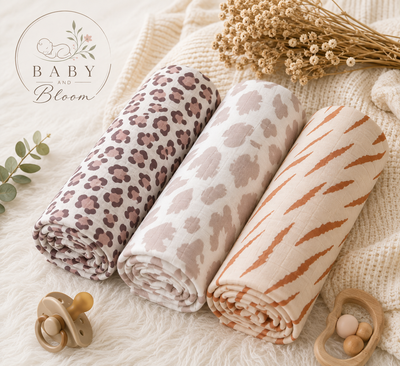 Bamboo Muslin Baby Swaddles