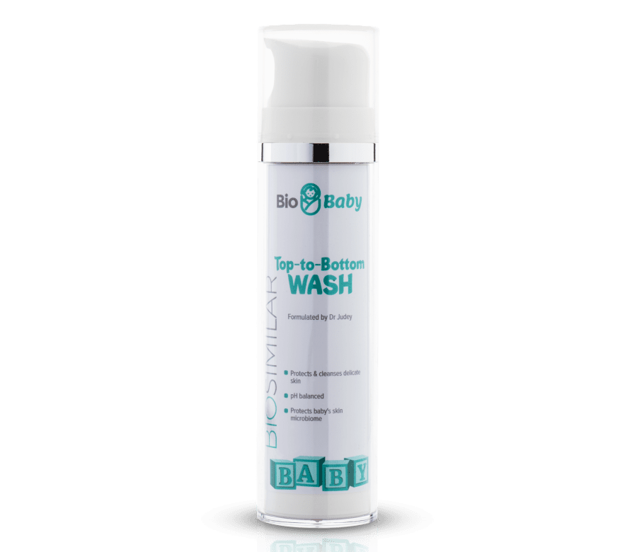 Bio-Baby Top-to-Bottom Wash 120ml | Gentle Baby Hair & Body Wash for Sensitive Skin