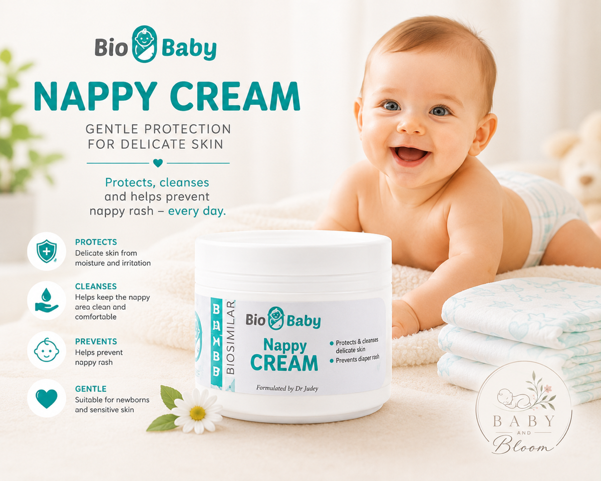Bio-Baby Nappy Cream 150ml / 250ml | Gentle Barrier Cream for Nappy Rash Protection
