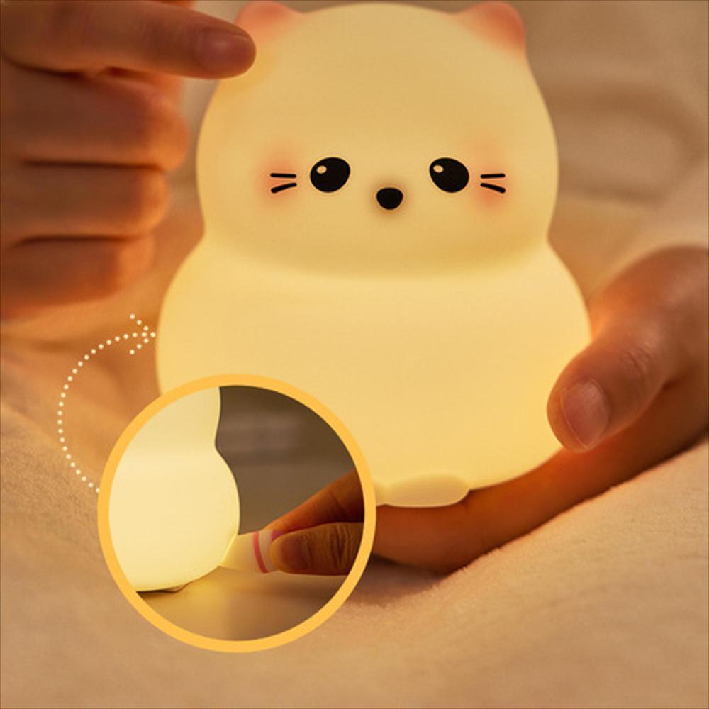 Guardian Kitty Silicone Lamp | Baby & Kids Night Light