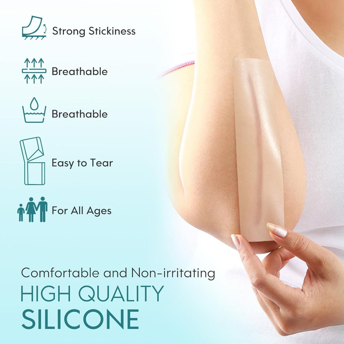 Silicone Scar Sheets 4.6cm x 4m | Medical Grade Scar Tape