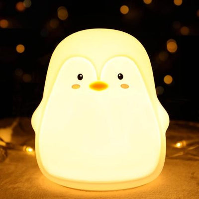 Penguin Silicone Night Light for Kids
